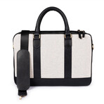 Briefcase // Patrol Leather + Canvas