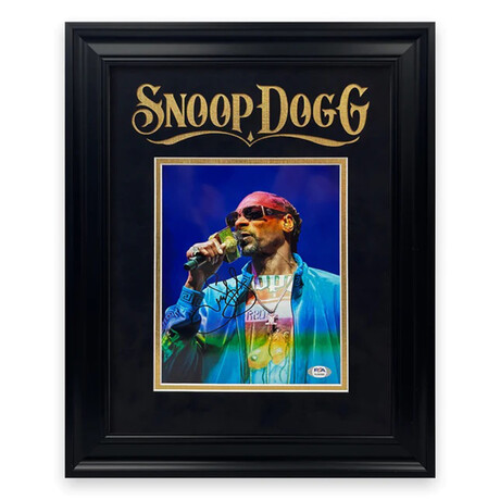 Snoop Dogg // Autographed Photograph + Framed Ver. 1