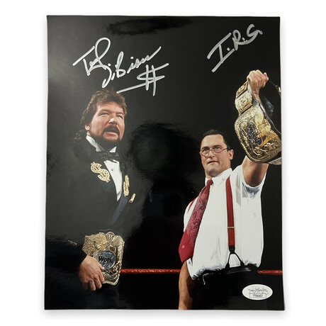 Ted DiBiase & I.R.S // Signed Photograph