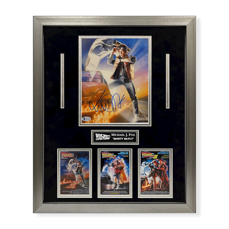 Michael J. Fox // Back To The Future // Autographed Photograph + Framed Ver. 1