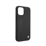 BMW Silicone Hard Case // Big Logo // Black (iPhone 12/12 Pro)