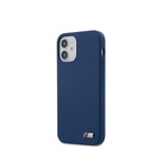 BMW Silicone Hard Case // Metal Logo // Blue (iPhone 12 Mini)