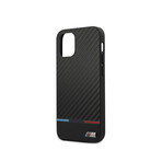 BMW Motorsport Hard Case // Tricolor Line // Black (iPhone 12 Mini)