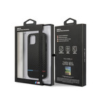 BMW Motorsport Hard Case // Tricolor Line // Black (iPhone 12 Mini)