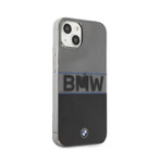 BMW Hard Case // Black + Transparent (iPhone 13 Pro)
