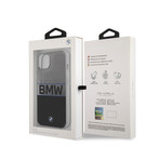 BMW Hard Case // Black + Transparent (iPhone 13 Pro)