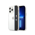 BMW Hard Case // Black Stripe Transparent (iPhone 13 Pro)