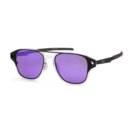 Men's Coldfuse Modern Aviator Sunglasses // Matte Black + Prizm Violet
