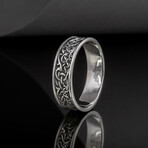 Norse Ornament Ring V2 // Silver (8)