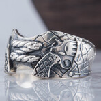 Revolver Ornament Ring // Silver (10)
