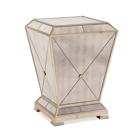 Borghese Mirrored Pedestal Dining Base