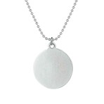 Fighter Medallion // Antique Silver