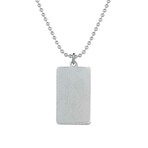 Muay Thai Dog Tag // Antique Silver