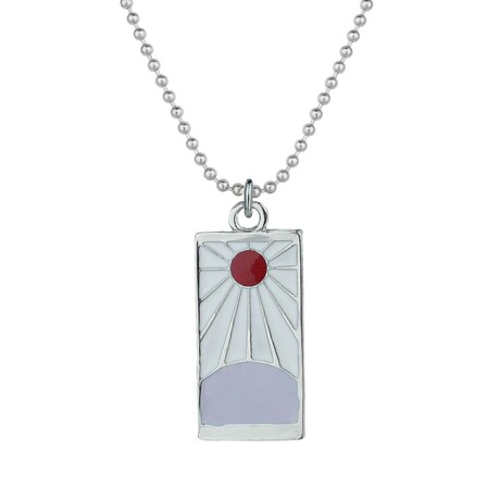 Demon Slayer Necklace // Antique Silver