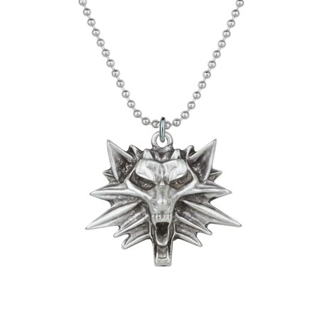 Witcher Necklace // Antique Silver