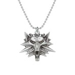 Witcher Necklace // Antique Silver