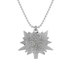 Witcher Necklace // Antique Silver