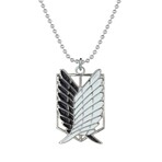 Wings of Freedom Necklace // Antique Silver