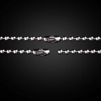 Demon Slayer Necklace // Antique Silver