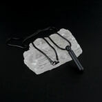 Black Urn Necklace // Black