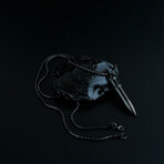 Black Bullet Necklace // Black