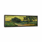 Landscape at Twilight by Vincent van Gogh (12"H x 36"W x 0.75"D)