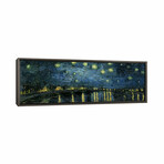Starry Night Over The Rhone by Vincent van Gogh (12"H x 36"W x 0.75"D)