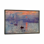 Sunrise Impression by Claude Monet (18"H x 26"W x 0.75"D)