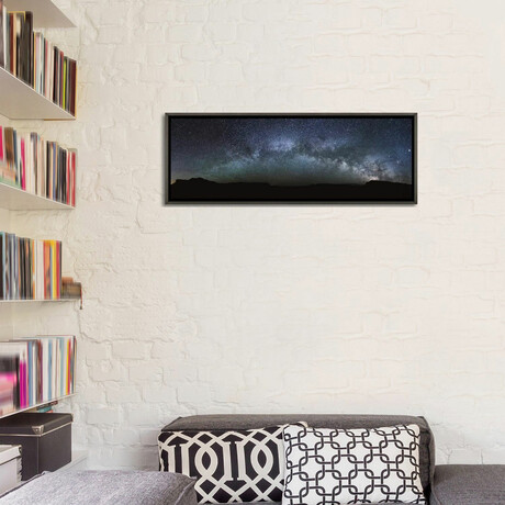 Milky Way Panoramic by Matteo Colombo (12"H x 36"W x 0.75"D)