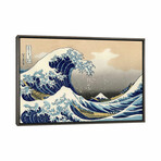 The Great Wave at Kanagawa, 1829 by Katsushika Hokusai (18"H x 26"W x 0.75"D)