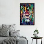 Lion I by Nicebleed (26"H x 18"W x 0.75"D)