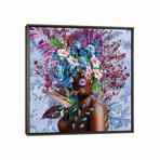 Women In Bloom - Purplicious by Yvonne Coleman Burney (18"H x 18"W x 0.75"D)