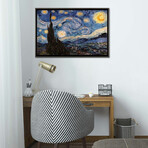 The Starry Night by Vincent van Gogh (18"H x 26"W x 0.75"D)