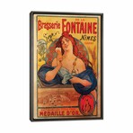 Brasserie Fontaine Nîmes, 1900  by Vintage Apple Collection