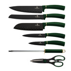 8-Piece Knife Set // Matte Black + Emerald