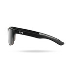 TYR Mens Ventura HTS Polarized Sunglasses  // Silver + Black