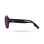TYR Unisex Newland Aviator HTS Polarized Sunglasses // Purple + Black