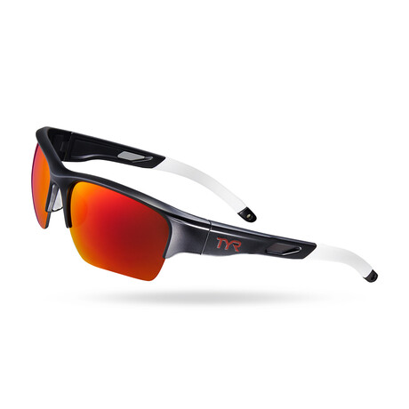 TYR Unisex Vatcher HTS Performance Polarized Sunglasses // Red + Black