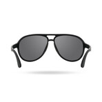 TYR Unisex Newland Aviator HTS Polarized Sunglasses // Purple + Black