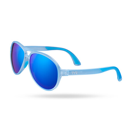 TYR Unisex Newland Aviator HTS Polarized Sunglasses // Blue