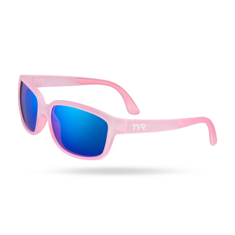 TYR Ladies Mora Kai HTS Polarized Sunglasses // Blue + Pink