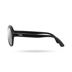 TYR Unisex Newland Aviator HTS Polarized Sunglasses // Silver + Black