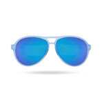 TYR Unisex Newland Aviator HTS Polarized Sunglasses // Blue