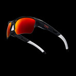TYR Unisex Vatcher HTS Performance Polarized Sunglasses // Red + Black
