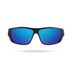 TYR Men's Knox HTS Polarized Sunglasses // Blue + Black