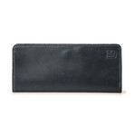 Scandium Leather Wallet // Crazy Matte Black (Crazy Matte Black)