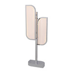 Sarto 64" LED Integrated Dimmer Table Lamp + Color Temperature Remote // Chrome