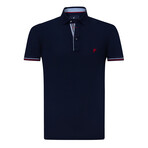 Evan Short Sleeve Polo Shirt // Navy (S)