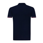 Evan Short Sleeve Polo Shirt // Navy (L)
