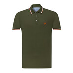 Dustin Short Sleeve Polo Shirt // Green (L)